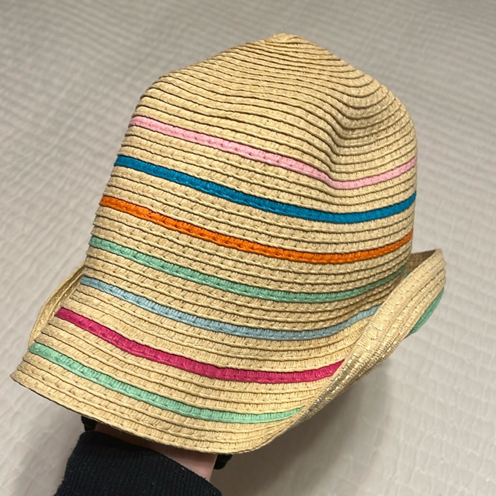 Cat & Jack Colorful Straw Fedora Hat New NWT